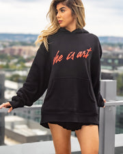 SHE IS ART HOODIE