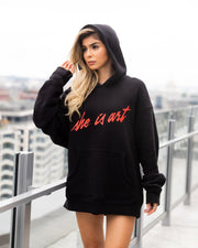 SHE IS ART HOODIE