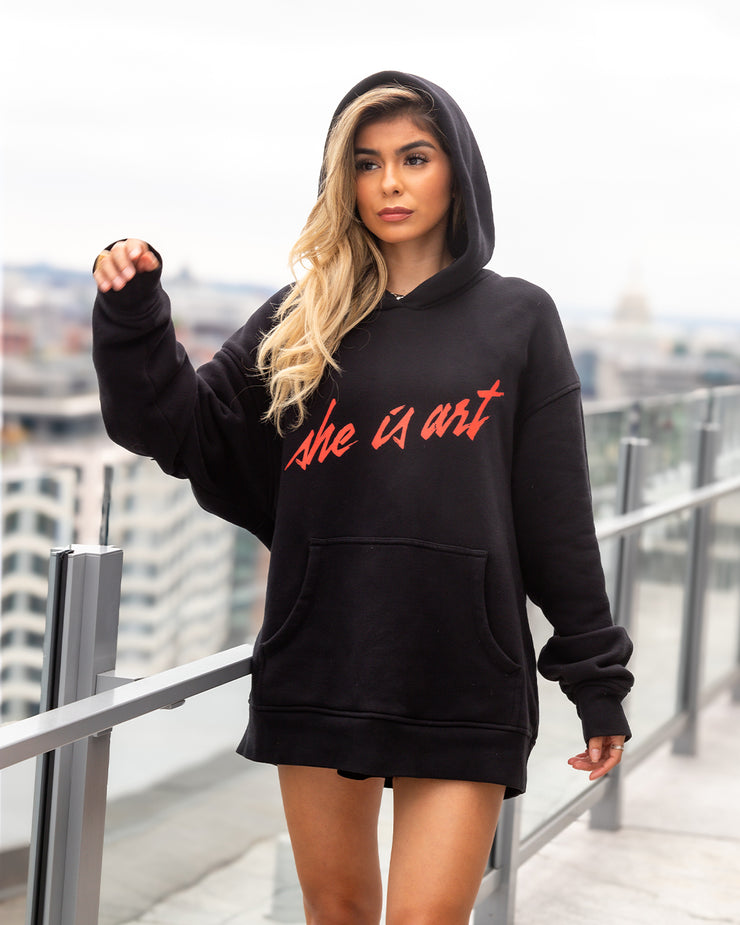 SHE IS ART HOODIE