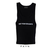 SOULMATE WOMENS CROP TANK TOP