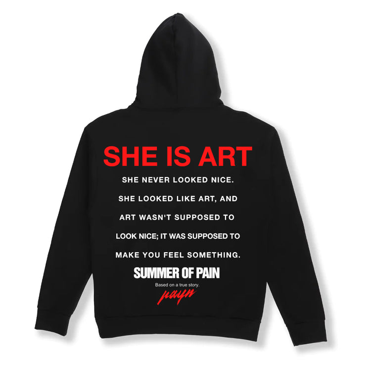 SHE IS ART HOODIE