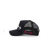 GANG MEMBER CANVAS MESH BACK TRUCKER HAT