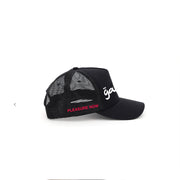 GANG MEMBER CANVAS MESH BACK TRUCKER HAT